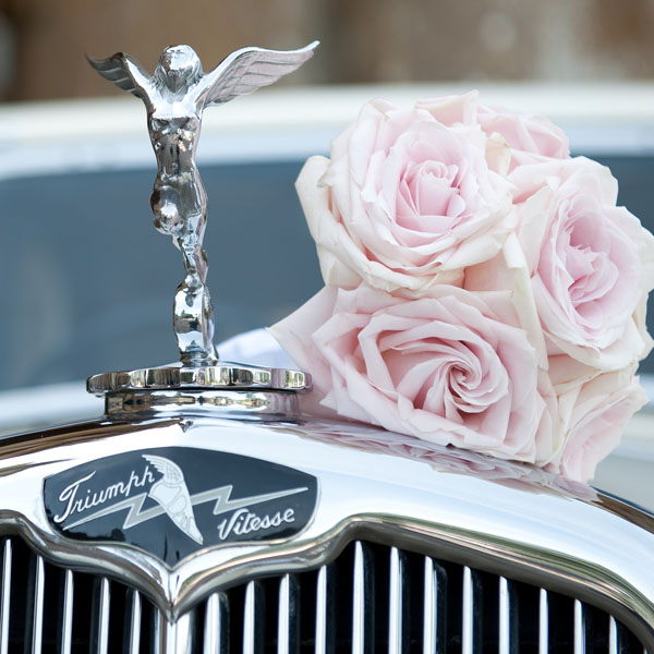 Vintage Triumph Wedding Car Stroud